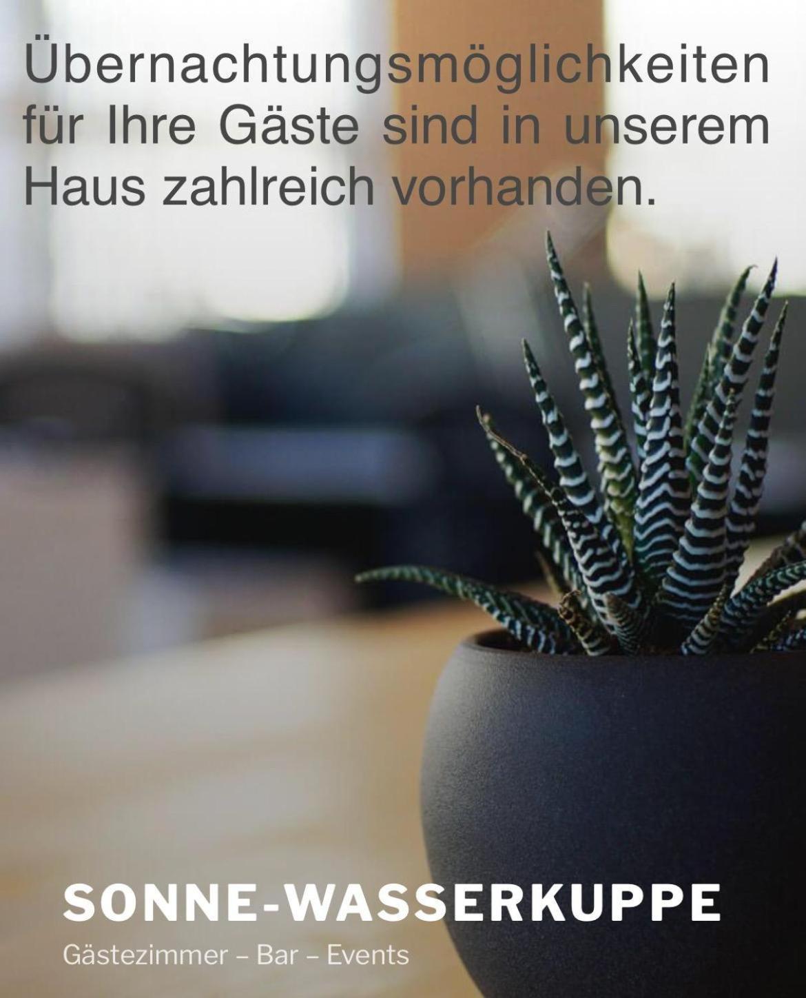 Zur Sonne "Gasthaus-Bar-Events" Poppenhausen Ngoại thất bức ảnh