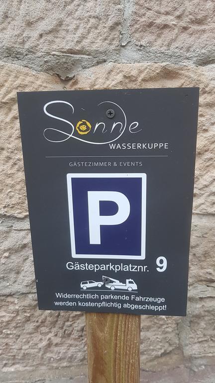 Zur Sonne "Gasthaus-Bar-Events" Poppenhausen Ngoại thất bức ảnh